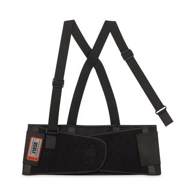Ergodyne 11091 ProFlex 1650 Economy Elastic Back Support Brace, X-Small, 20" to 25" Waist, Black, Ships in 1-3 Business Days