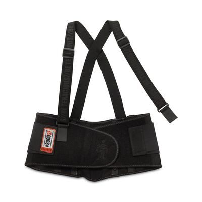 Ergodyne 11281 ProFlex 2000SF High-Performance Spandex Back Support Brace, X-Small, 20" to 25" Waist, Black, Ships in 1-3 Business Days