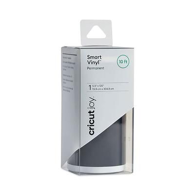 Cricut® 2007352 Joy Permanent Smart Vinyl for Assorted Surfaces, 5.5 x 120, Black CCU2007352