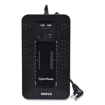 Cyber Power Systems ST900U Standby UPS Battery Backup, 12 Outlets, 900 VA, 890 J CYPST900U