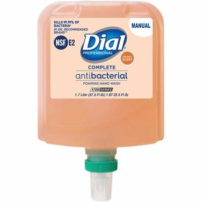 Dial Complete® 19723 Antibacterial Foaming Hand Wash, Original Scent, 57.5 fl oz (1700 mL) DIA19723EA