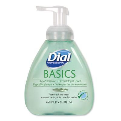 Dial Professional 98609 Basics Foaming Hand Soap, Honeysuckle, 15.2 oz Pump Bottle DPR98609EA