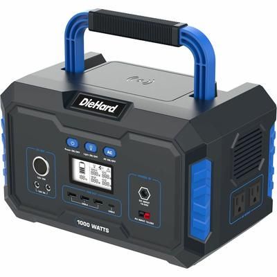 DieHard DH2000301 1000-Watt Lithium-ion Portable Power Station/Solar Generator