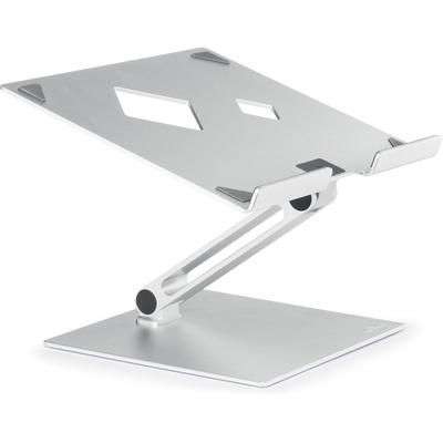 Durable Office Products Corporation 505023 RISE Laptop Stand - Up to 17" Screen Support - 12.6", x 9.1" x 11" Depth - Desktop, Tabletop - Aluminum - S
