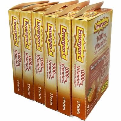 Emergen-C® 78002 Orange Vitamin C Drink, Powder, 6/Box - Box of 6 ALA78002