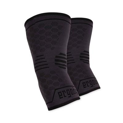 Ergodyne 16594 ProFlex 651 Elbow Compression Sleeve, Large, Gray/Black, Ships in 1-3 Business Days