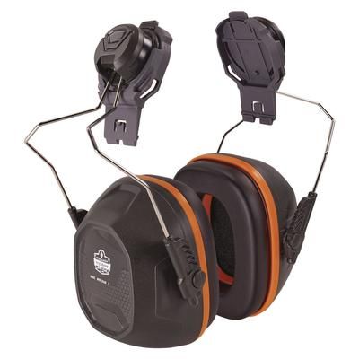 Ergodyne 60259 Skullerz 8880 NRR 26dB Hard Hat Mounted Earmuffs, Full Brim, Gray, Ships in 1-3 Business Days EGO60259