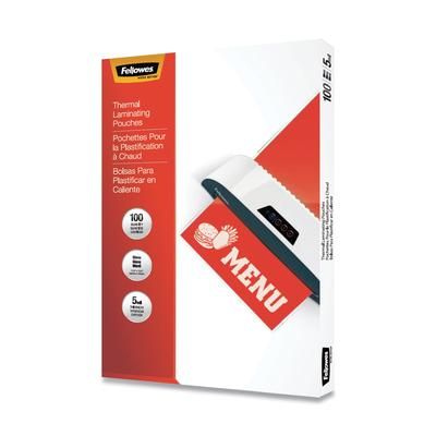 Fellowes 5746001 Thermal Laminating Pouches, 5 mil, 11.5" x 17.5", Matte Clear, 100/Pack - Pack of 100