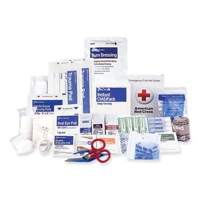 First Aid Only 91360 50 Person ANSI A Refill Kit, ANSI 2021 Compliant, 184 Pieces