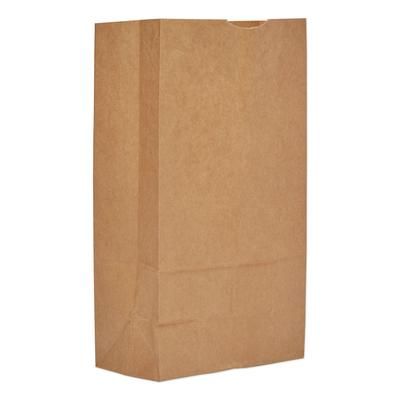 GEN GK12 Grocery Paper Bags, 12 lbs Capacity, 12, 7.06"w x 4.5"d x 12.75"h, Kraft, 1,000 Bags - Case of 1000 BAGGK12