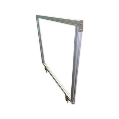 Ghent MFG DPSF2429A Desktop Acrylic Protection Screen, 24.25" x 1" x 29.25", Frosted GHEDPSF2429A