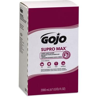 Gojo 7282-04 SUPRO MAX Cherry Lotion Hand Cleaner, 2000 ml Refill, 4/Carton - Case of 4 GOJ7282-04