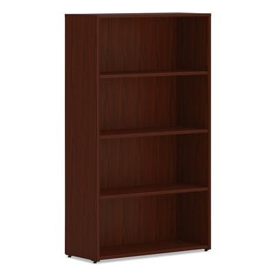 Hon LBC3013B4LT1 Bookcase, 4-Shelf, Adjustable, 30"x13"x53" , Mahogany HONLBC3013B4LT1