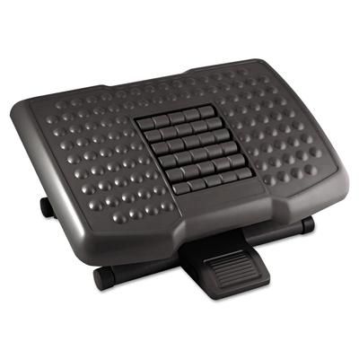 Kantek FR750 Premium Adjustable Footrest with Rollers, Plastic, 18w x 13d x 4h, Black KTKFR750