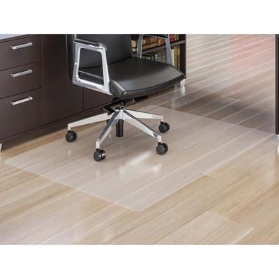 Lorell 02357 Rectangular Chairmat, All Floors/Carpets, 60"x60", Clear LLR02357