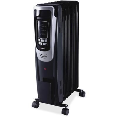 Lorell 33568 LED Display Radiator Heater, Black