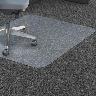 Lorell 69705 Studded Chairmat, Polycarbonate, 46"x60", Clear LLR69705