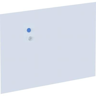 Lorell 90279 Adaptable Panel Dividers, 24" x 2", x 37" Depth, Aluminum, Acrylic, White LLR90279