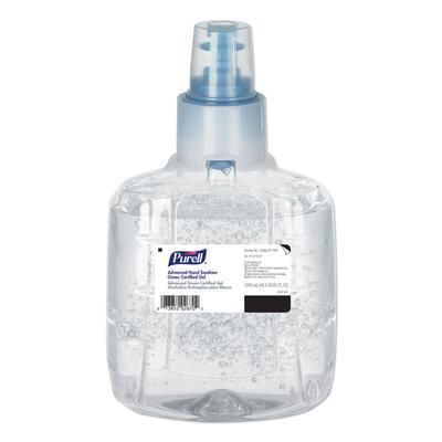 Purell 1903-02 Advanced Hand Sanitizer Green Certified Gel Refill, 1200 ml, Fragrance Free, 2/Carton - Case of 2 GOJ1903-02