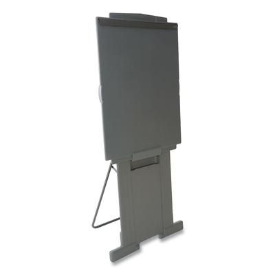 Quartet® 200E Duramax Portable Presentation Easel, Adjusts 39" to 72" High, Plastic, Gray
