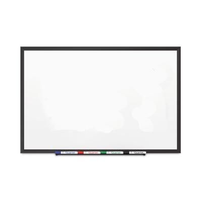 Quartet® 2544B Classic Porcelain Magnetic Whiteboard, 48 x 36, Black Aluminum Frame