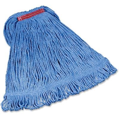 Rubbermaid FGD21306BL00 Super Stitch Blend Mop, 1" Headband, Large, Blue