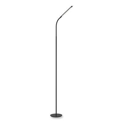 Safco 1017BL Resi LED Floor Lamp, Gooseneck, 60" Tall, Black SAF1017BL