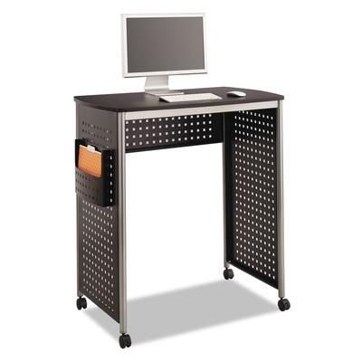 Safco 1908BL Scoot Stand-Up Workstation, 39.5w x 23.25d x 42h, Black