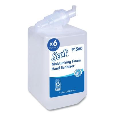 Scott® 91560 Pro Moisturizing Foam Hand Sanitizer, 1,000 mL Refill, Fruity Cucumber Scent, 6/Carton - Carton of 6 KIM91560