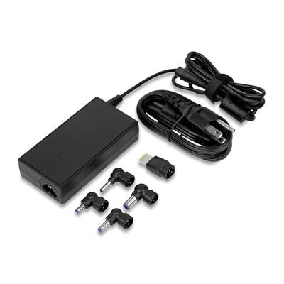 Targus APA90US Semi-Slim Laptop Charger for Various Devices, 90W, Black TRGAPA90US