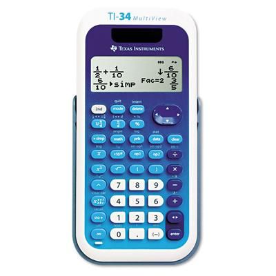 Texas Instruments TI34MULTIV TI-34 MultiView Scientific Calculator, 16-Digit LCD TEXTI34MULTIV