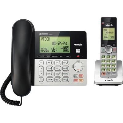 Vtech CS6949 Corded/Cordless Phone System, Full Duplex, DECT 6.0, Multi