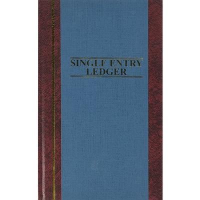 Wilson Jones S300-15-SEL Account Book, S.E. Ledger Ruled, 150 Pages, 11 3/4 x 7 1/4 Blue WLJS30015SEL