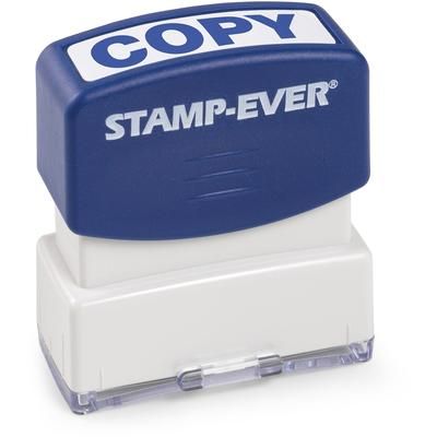 Trodat 5945 Pre-inked Stamp - Message Stamp - "COPY" - 0.56" Impression Width x 1.69" Impression Length - Blue - TAA Compliant TDT5945