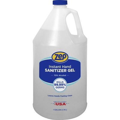 Zep Inc. 355824 Hand Sanitizer Gel, Clean Scent, 1 gal (3.8 L), Kill Germs, Hand, Clear, Residue-free ZPE355824