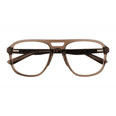 Male s aviator Gray Acetate Prescription eyeglasses - Eyebuydirect s Twig