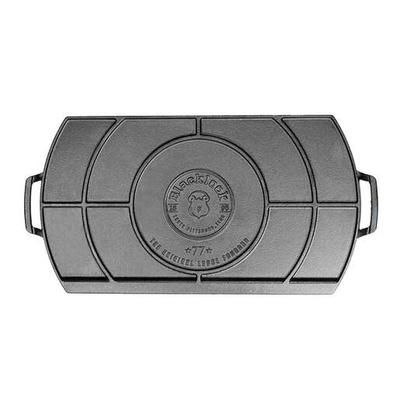 Lodge Blacklock 10 x 20 -Inch Triple Seasoned Cast Iron Double Burner Griddle - Black
