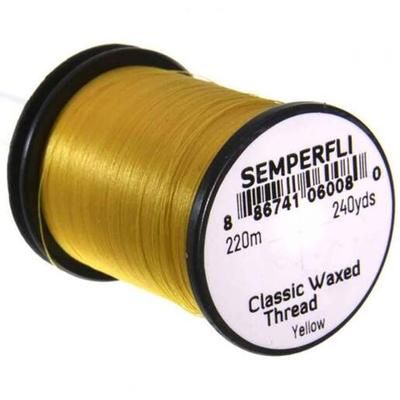 Semperfli Classic Waxed Fly Tying Thread - Chartreuse 70 Denier