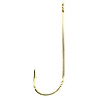 Eagle Claw Aberdeen Non Offset Ring Eye Extra Light Wire Hook - Bronze 8