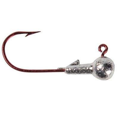 Fish Stalker Round Jig Head - Red