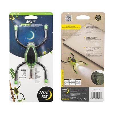Nite Ize BugLit Rechargeable Micro Flashlight - Lime