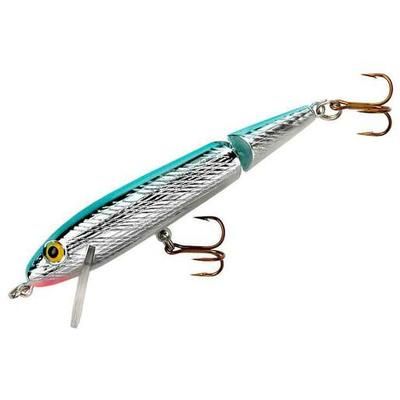 Rebel Jointed Minnow Fishing Hard Jerkbait - Silver/Blue