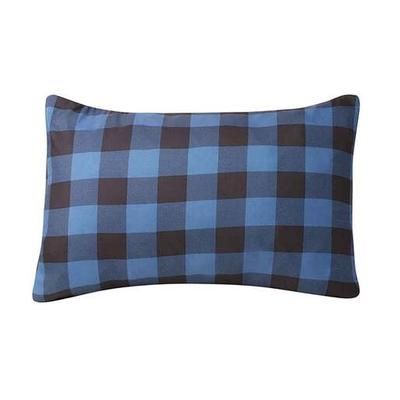 Teton Camp Pillow and Pillowcase - Purple/Black 4in x 7in x 9in