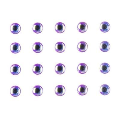 Wapsi Holo Dome Eyes - Silver 1/8 in