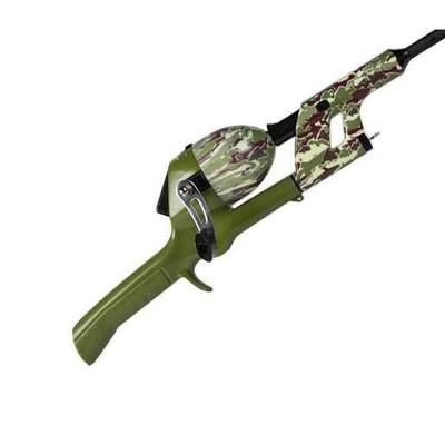 Kid Casters Green Camo Youth Spincast Rod and Reel Combo - Green