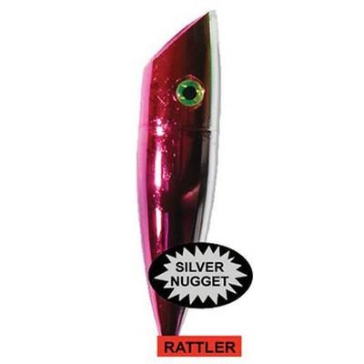 Silver Horde 4 Rattling Plug Trolling Lure - Glow Mop/Black Ladder