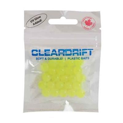 Cleardrift Tackle Soft Beads - Clear Orange 8mm