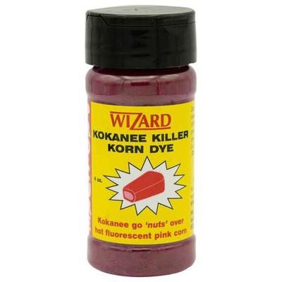 Pro Cure Wizard Kokanee Killer Korn Dye Scent - Fluorescent Pink 4oz