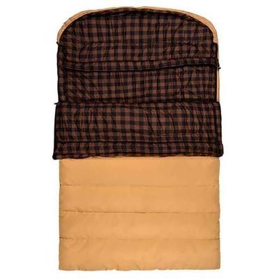 Rustic Ridge Elk Hunter 20 Degree Doublewide Rectangular Sleeping Bag - Buck/Bark - Buck/Bark 32in x 17in