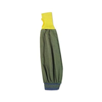 Ansell FR Kevlar Blend Welder’s Sleeves, 26 in Long, Elastic Closure, Brown/Yellow/Blue (012-59-406-26in)